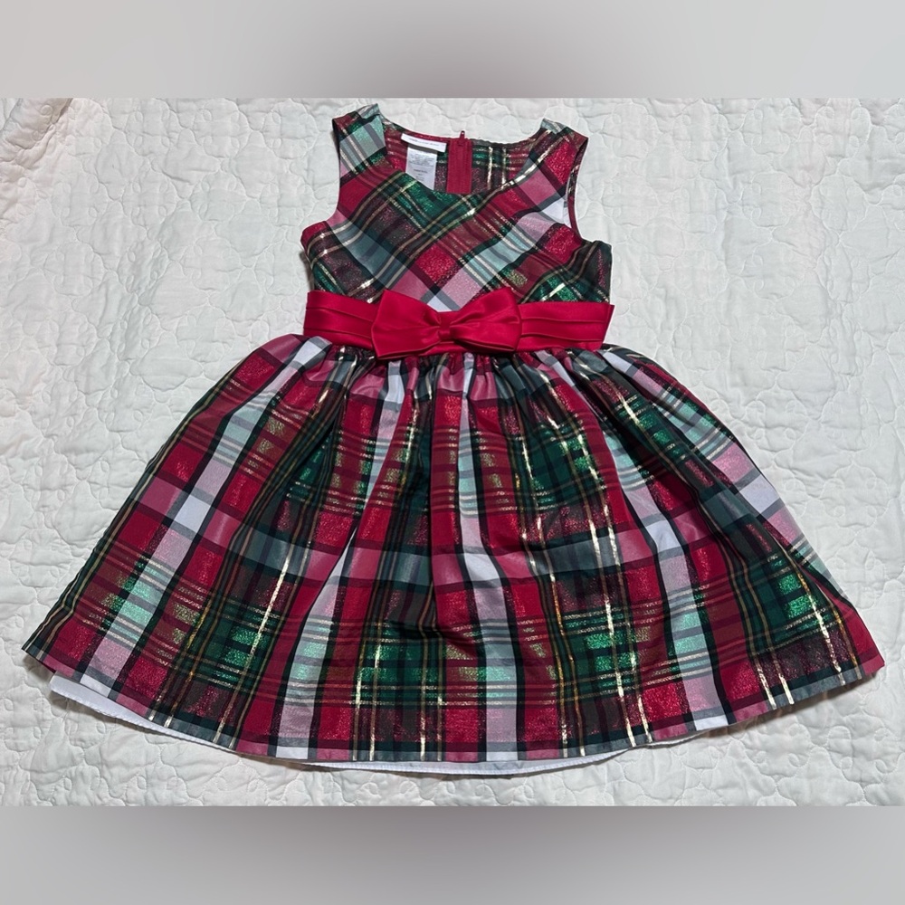 Bonnie Jean Red Size 8 Little Girls Christmas Dress